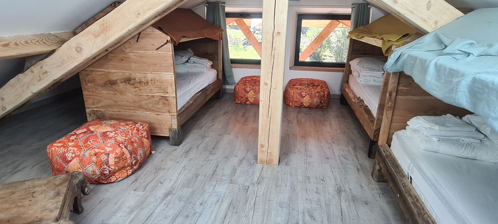 Chambre des enfants lits tente