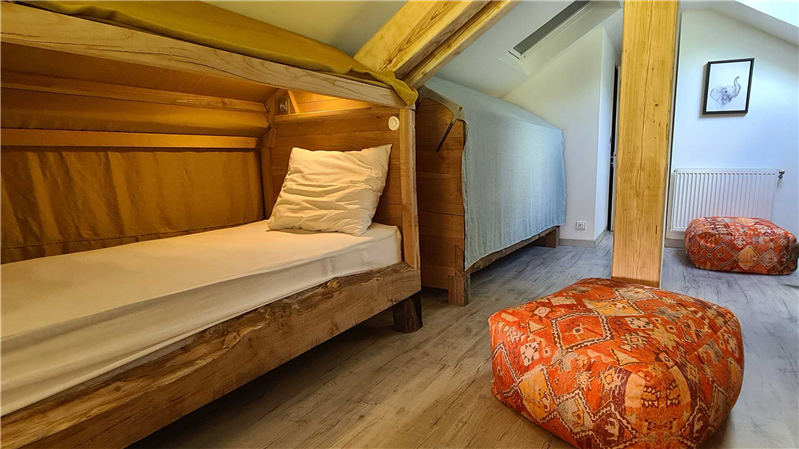 Chambre des enfants lits tente